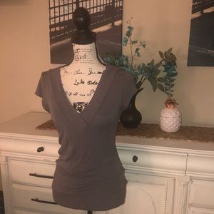 V-neck tunic/ stretchy